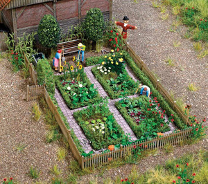 Walthers SceneMaster ~ HO Scale ~ Vegetable Garden ~ Kit ~ 949-1110
