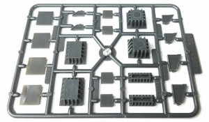 Walthers Cornerstone ~ HO Scale ~ Bridge Shoes and Adapters Assortment ~ Kit ~ 933-4559