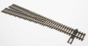 Walthers WalthersTrack ~ HO Scale ~ Code 100 Nickel Silver DCC-Friendly #6 Turnout ~ Left Hand ~ 948-10017