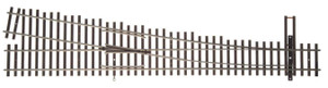 Walthers WalthersTrack ~ HO Scale ~ Code 100 Nickel Silver DCC-Friendly #6 Turnout ~ Right Hand ~ 948-10018