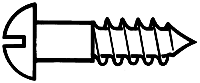 Walthers Tools & Screws ~ Any Scale ~ Brass or Brass-Plated Wood Screws ~ package(24) ~ #1; 3/8 x .073" .95 x .19cm ~ 947-1196