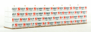 Walthers SceneMaster ~ HO Scale ~ Wrapped Lumber Load for WalthersProto CC&F Bulkhead Flatcar ~ Slocan Group ~ 949-3124