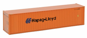 Walthers SceneMaster ~ N Scale ~ 40' Hi Cube Ribbed Side Container ~ Assembled ~ Hapag-Lloyd ~ 949-8804