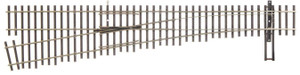 Walthers WalthersTrack ~ HO Scale ~ Code 70 Nickel Silver DCC Friendly Number 6 Turnout ~ Left Hand ~ 948-70017