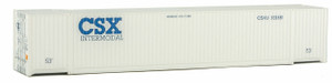 Walthers SceneMaster ~ HO Scale ~ 53' Singamas Corrugated-Side Container ~ Assembled ~ CSX Transportation (white, blue) ~ 949-8520