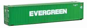 Walthers SceneMaster ~ HO Scale ~ 45' CIMC Container ~ Assembled ~ Evergreen (green, white) ~ 949-8554
