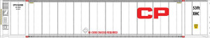 Walthers SceneMaster ~ HO Scale ~ 53' Reefer Container ~ Ready to Run ~ Canadian Pacific ~ 949-8703