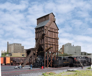 Walthers Cornerstone ~ HO Scale ~ Wood Coaling Tower ~ Kit ~ 933-2922