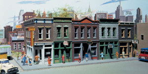 Walthers Cornerstone ~ HO Scale ~ Merchant's Row I ~ Kit ~ 933-3028