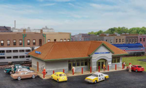 Walthers Cornerstone ~ N Scale ~ Modern Suburban Station ~ 933-3887