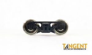 Tangent ~ HO Scale ~ 50-Ton ASF A-3 Ride Control Roller Bearing w/ Rotating “Timken” Caps Trucks ~ 33" Wheels ~ 1 Pair ~ 465