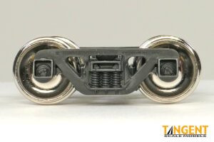 Tangent ~ HO Scale ~ 100-Ton Barber Plain Bearing w/ Roller Bearing Conversion Trucks ~ 36" Wheels ~ 1 Pair ~ 2039