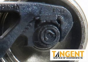 Tangent ~ HO Scale ~ 70/100-Ton “Hyatt” Roller Bearing Caps ~ 36" Wheels ~ 12-pack ~ 253