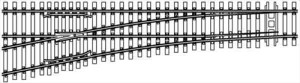 Central Valley Model Works ~ HO Scale ~ CVT #5 Left Turnout Ties ~ 2501