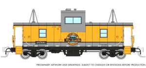 Rapido N Scale ~ Denver Rio Grande D&RGW ~ Wide Vision Caboose ~ 510035