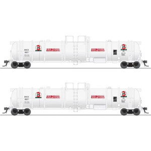 Broadway Limited ~ HO Scale ~ Big 3 Industries ~ Cryogenic Tank Car ~ 2 Pcs ~ 8033