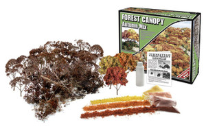 Woodland Scenics  ~ Forest Canopy Kit ~ Autumn Mix ~ F1663