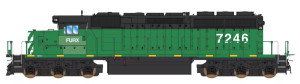 Intermountain ~ N Scale ~ SD40-2 ~ FURX #7246 ~ DC Version ~ 69387-01