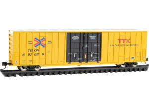 Micro Trains ~ N Scale ~ TTX #667028 ~ MSRP Boxcar ~ 12300021