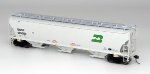Intermountain ~ HO Scale ~ Trinity 5161 Covered Hopper ~ BNSF ~ Burlington Northern Legacy Scheme #485059 ~ 472146-01