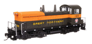 Walthers Mainline ~ HO Scale ~ EMD NW2 Phase V ~ Great Northern GN #155 ~ DC Version ~ 910-10628