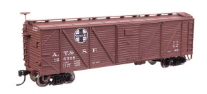 Walthers Mainline ~ HO Scale ~ 40' ARA Single Sheathed Boxcar ~ Santa Fe #124366 ~ 910-40704