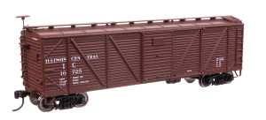 Walthers Mainline ~ HO Scale ~ 40' ARA Single Sheathed Boxcar ~ Illinois Central IC #16707 ~ 910-40714