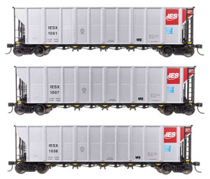 Walthers Mainline ~ HO Scale ~ 50' RD-4 Coal Hopper ~ Alliant Energy IESX ~ 3 Pack #1 ~ 910-56875