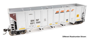 Walthers Mainline ~ HO Scale ~ 50' RD-4 Coal Hopper ~ BNSF ~ #651570 ~ 910-57105
