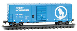 Micro Trains ~ N Scale ~ Great Northern ~ 40` Boxcar #18963 ~ 02400550