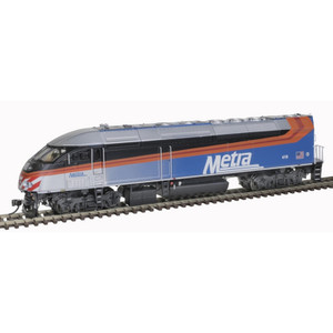 Atlas ~ HO Scale ~ Master Gold ~ MPI MP36PH-3C Locomotive ~ Metra #418 ~ DC/DCC Sound ~ 10004159