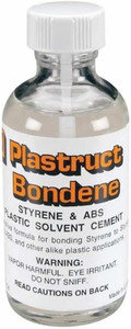 Plastruct ~ All Scale ~ White Bondene Cement 2 Oz Bottle ~ 00003