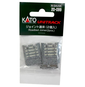 Kato ~ N Scale ~ Roadbed Joiners ~ Interface for Unitrack and Conventional Track on Cork Roadbed ~ package(2) ~ 20-099