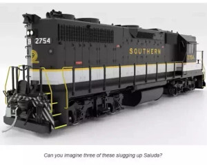 Rapido ~ HO Scale ~ EMD GP38 High Nose ~ Sound and DCC ~ Southern Railway #2785 ~ 38515