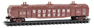Micro Trains ~ N Scale ~ 50' 15-Panel Fixed-End Gondola w/Cover ~ Ready to Run ~ Southern Railway #62872 ~ 10500036