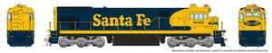 Rapido ~ HO Scale ~ Santa Fe ATSF Early ~ C30-7 #8012 ~ DC / DCC Sound ~ 042501