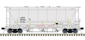 Atlas ~ HO Scale ~ Trinity 3230 3-Bay Covered Hopper ~ Ready to Run ~ Master Plus ~ LaFarge North America LAFX #60143 ~ 20006845