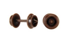 Atlas ~ N Scale ~ Plastic 33" Low Profile Replacement Wheelsets ~ For Micro-Trains Trucks ~ package(48) ~ 22135