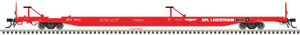 Atlas ~ N Scale ~ ACF 89' 4" Intermodal Flatcar ~ Ready to Run ~ Master ~ American President Lines APLX 17068 ~ 50004428