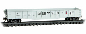 Micro Trains ~ N Scale ~ 50' Gondola with Fishbelly Side and Drop Ends ~ Lehigh Valley #32953 ~ 04600480