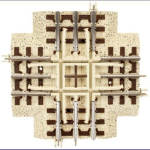 Atlas ~ O Scale ~ Industrial rail  ~ 90 DEG CROSSING ~ 1001059