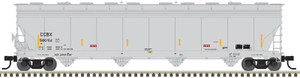 Atlas N Scale ~ ACF 5701 Centerflow Plastics Hopper ~ Ready to Run ~ Master ~ Union Carbide CCBX #58057 ~ 50006019