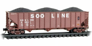Micro Trains ~ N Scale ~ 100-Ton 3-Bay Open Hopper ~ #60841 ~ 10800560