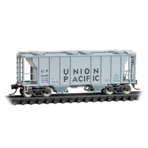 Micro Trains N Scale ~ 2-Bay Hopper Union Pacific PS-2 ~ 09500032
