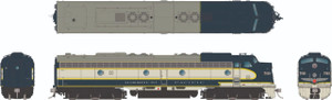 Rapido ~ HO Scale ~ EMD E8A ~ Missouri Pacific Mopac Eagle #7020 ~ DCC & Sound ~ 28585