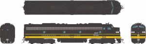 Rapido ~ HO Scale ~ EMD E8A ~ Seaboard Coast Line SCL #591 ~ DCC & Sound ~ 28594