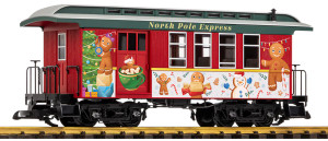 PIKO ~ G Scale ~ North Pole Express Wood Combine ~ 38671