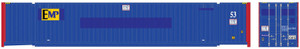 Atlas ~ HO Scale ~ Jindo 53' 6-53-6 Roof Corrugated Container 3-Pack ~ Assembled ~ Master ~ EMP Set 1 (203451, 203477, 203494) ~ 20006665