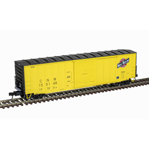 Atlas ~ HO Scale ~ ACF 50' Precision Design Rib-Side Boxcar ~ Ready to Run ~ Master ~ Chicago & North Western #155152 ~ 20007068