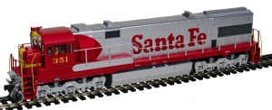 Atlas ~ HO Scale ~ Master U28CG Gold ~ GOLD SANTA FE [PASSENGER] #351 ~ DCC Sound ~ 10004625